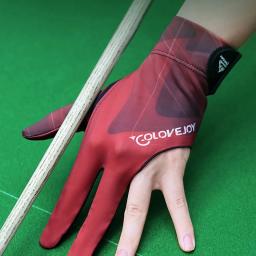 Gtubik 1 pçs luvas de bilhar aperto aprimorado esquerda mão direita aberta três dedos luvas de bilhar snooker tênis de mesa luvas - Image 6