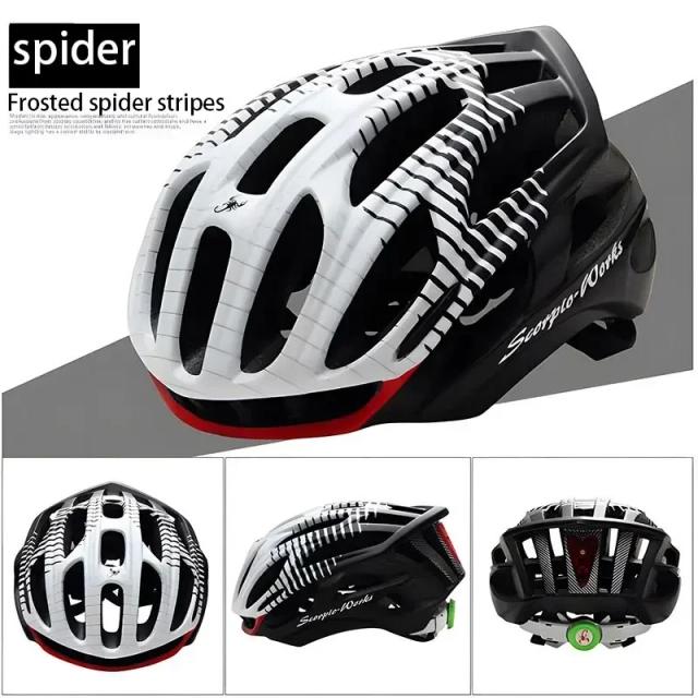 Capacete Traseiro com LED Ultra Leve para Mountain Bike, Corrida e Ciclismo Profissional