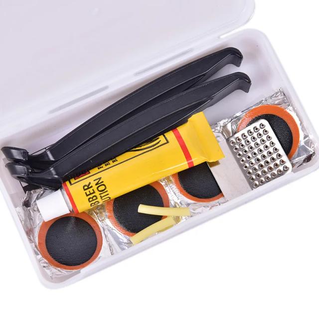 Kit Portátil de Ferramentas para Reparos de Bicicletas - Multiuso para Emergências e Manutenção de Pneus