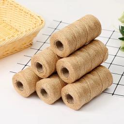 Corda de juta para DIY Craft Decoração, Twine String, Hemp Cord, Embrulho, 109 jardas, 1Pc - Image 1