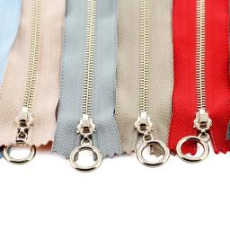 Fechos de metal Close-End, Auto Lock Zipper, Slider para roupas, jaqueta, saco, DIY, acessórios de costura do vestuário, 3 #, 15 cm, 20 cm, 30 cm, 40cm - Image 2