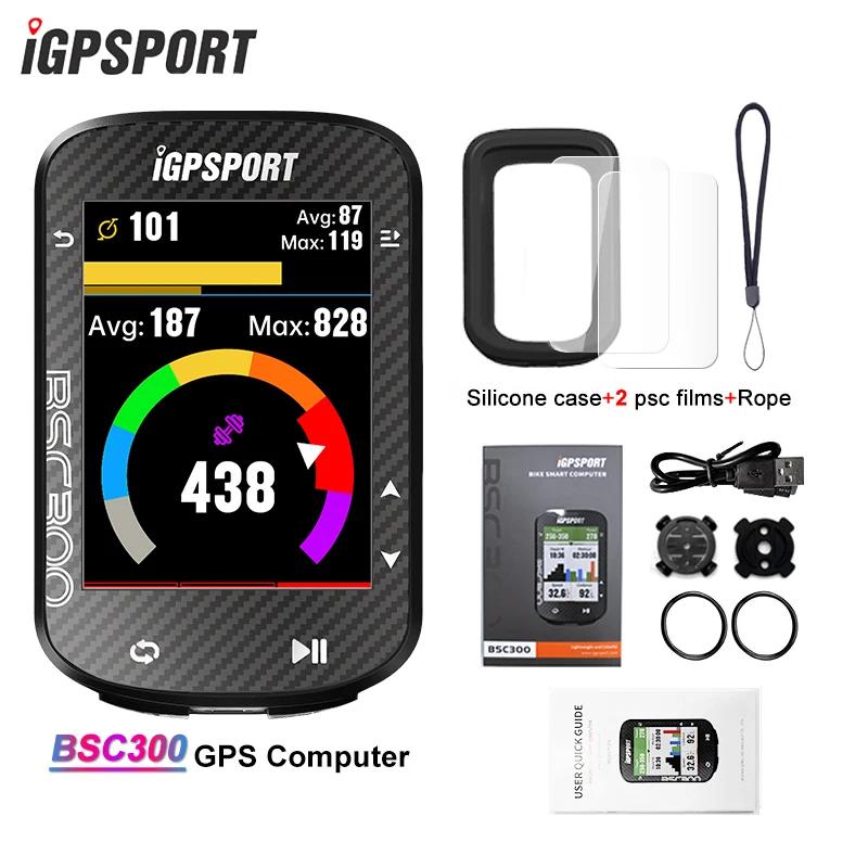 IGPSPORT-Computador Ciclismo À Prova D' Água, Acessórios de bicicleta, GPS sem fio com Sensores, Monitor de Freqüência Cardíaca, Bsc300, BSC300 - Image 1