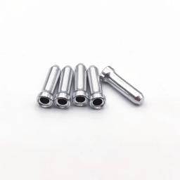 100 pçs linha de bicicleta tubo cauda tampas de extremidade linha de freio desviador mudança fio tampas dicas crimpagens mtb bicicleta tampa do cabo de freio - Image 4