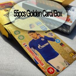 Edição limitada de ouro mundo futebol estrelas cartões, material plástico, brinquedos jogador de futebol, presentes de fã infantil, novo, 30-55 pcs - Image 2