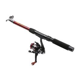 Portátil telescópico Pesca Rod, Fibra de vidro ao ar livre, Pesca Rod Mar, Spinning Rod, duro e durável Pólo, Tackle Tools, 1.5-3.0m - Image 2