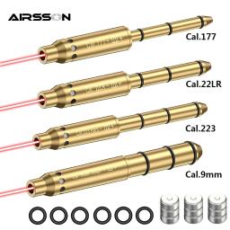 Red Laser Bore Sight para Revólveres, Bore Sight, Boresighter, End Barrel para Pistolas, Rifle, Air Guns,. 177, 22LR,. 223Rem, 9mm,. 38Spl - Image 1