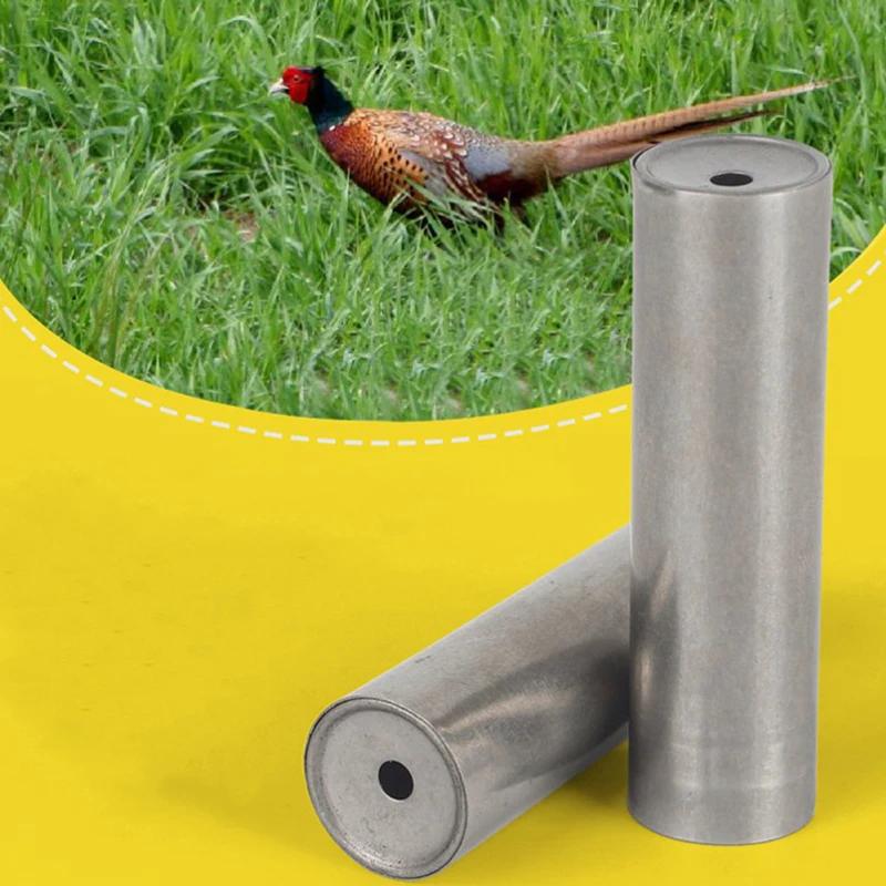 Aço ao ar livre Bird Shooting Apito, engrenagem caça feisão, caçador, chamadas - Image 1