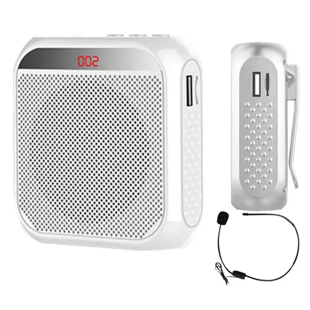 Amplificador de Voz Portátil com Microfone para Professores e Guias Turísticos