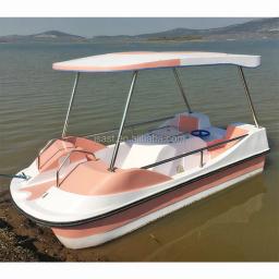 Canoa inflável e caiaque pesca barco com pedal, pedal elétrico, fibra de vidro, água bicicleta, luxo - Image 1