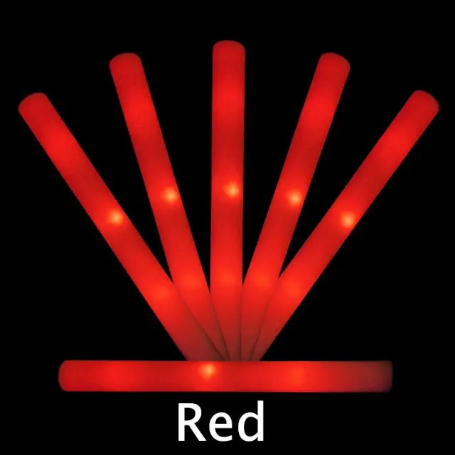 Glow Sticks Coloridos para Festas e Casamentos - Pacote com 50 Luzes LED RGB para Decoração e Diversão em Ambientes Escuros