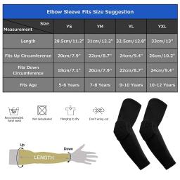 GOMOREON-Cotoveleiras acolchoadas, mangas de basquete, evitar colisões, voleibol, futebol, beisebol, ciclismo, 1 pc, 2pcs - Image 2