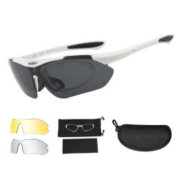 À prova de explosão Airsoft tiro óculos, CS exterior caça Paintball óculos, caminhadas pesca e ciclismo óculos de sol, UV400, 3 Lens - Image 6