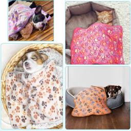 Macio e aconchegante cobertor de esteira para cães pequenos e grandes, tapetes quentes de viagem, buldogue francês, chihuahua, gato, almofada, primavera, outono - Image 3