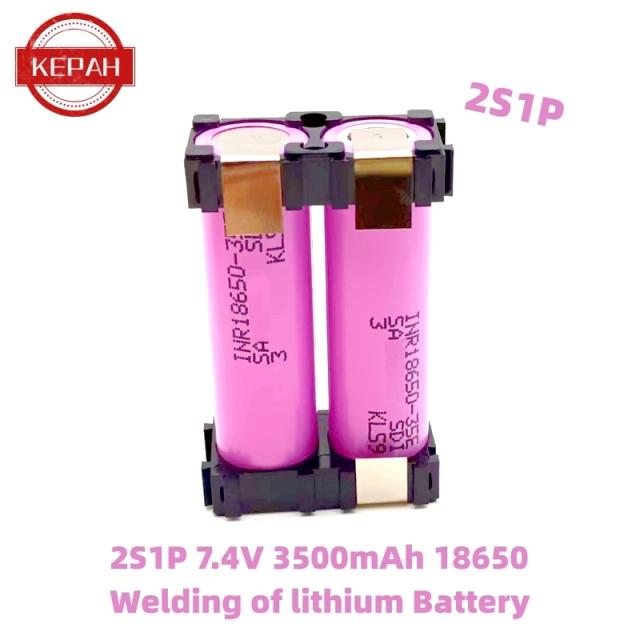NOVO 20A 18650 35E 3500mAh 7000mAh 2S 3S 4S 5S 6S /1P 2P 7.4V 12.6V 14.8V 18V 25.2V para baterias de chave de fenda bateria de solda