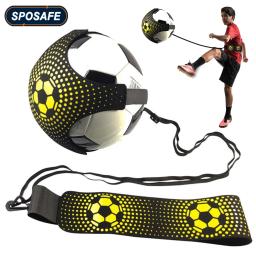 Treinamento de Habilidade Bola De Futebol Ajustável, Juggle Band, Prática Solo, Auxiliar Circulando, Cinto Elástico, Equipamento de Futebol Kick Trainer - Image 1