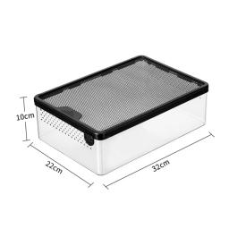 Réptil terrário tanque com tela deslizante, anfíbios gaiola, vista completa, visualmente atraente, Top para dragões barbudos, lagartos, lagartixa - Image 6