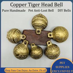 Campainha de cobre para coleira de cachorro pet, colar anti-perdido, bronze Jingle Bells para gato vaca ovelhas cavalos aves animal cachorro acessórios - Image 4