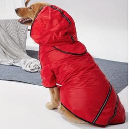 Impermeáveis com capuz adequados para cães de tamanho médio e grande, medir o tamanho antes de fazer um pedido - Image 1