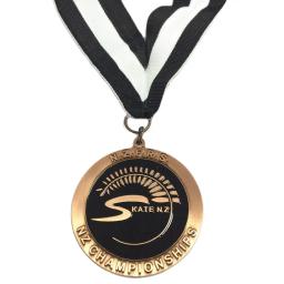 Medalha de eventos esportivos personalizados com medalha de faixa-50.8mm de diâmetro - Image 3