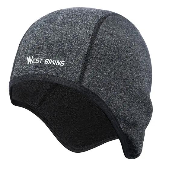 WEST BIKING-Boné de ciclismo térmico à prova de vento para homens e mulheres, forro do capacete, chapéu da motocicleta, MTB Headwear, corrida e esqui, inverno - Image 1