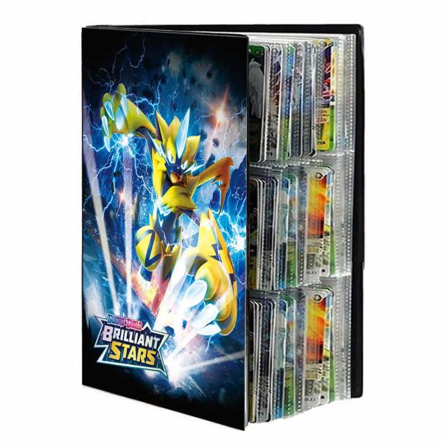 Álbum de Cartões de Anime com 9 Bolsos - 540 Espaços para Colecionar Desenhos Animados e Cartões de Jogos Infantil, Ideal para Estudantes e Presentes Criativos