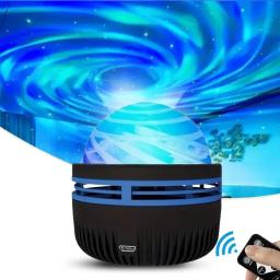 Vortex estrela projeção lâmpada, dinâmico controle remoto, ondulação água, decoração do quarto, atmosfera, nightlight, novo, 2024 - Image 1