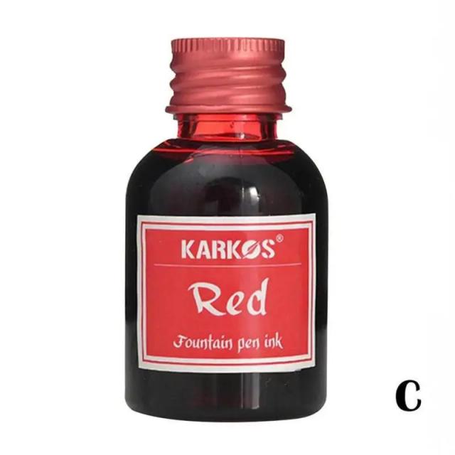 Tinta-tinteiro colorida pura para caligrafia - Refil de 30ml para papelaria de alta qualidade