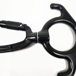 Figura 8 mosquetão giratória 3 em 1 ferragem para dança aérea escalada de seda yoga girando voar antena e rede acessórios balanço - Image 5