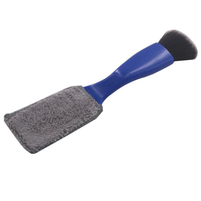 Guitarra Escova de Limpeza Dupla Cabeça para Corda e Violão - Acessório Prático para Remoção de Pó e Manutenção de Instrumentos Musicais