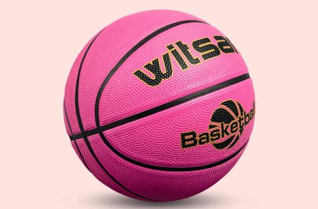 Bola de Basquete Infantil Tamanho 5 em Borracha Antiderrapante e Resistente para Treinos e Competições Escolares