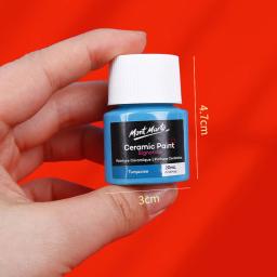 Tintas Profissionais De Pintura Têxtil, roupas cerâmicas pintadas à mão, conjunto de tinta acrílica, suprimentos de arte, 20ml - Image 5