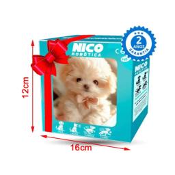 Novo robô de pelúcia filhote de cachorro interativo andando filhote de cachorro brinquedo de pelúcia latido cauda balançando filhote de cachorro simulado chilren - Image 6