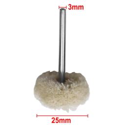 STONEGO Cabeça de polimento de roda de lã com haste de 3 mm para polimento de joias e metais, acessórios de ferramenta rotativa com 10 peças - Image 5