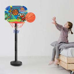 Conjunto de cesta de basquete infantil portátil, 31 '', altura ajustável, equipamento de treinamento ao ar livre, quintal, segurança, jogo esportivo engraçado - Image 3