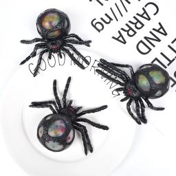 Black Spider Squeeze Toy para Crianças, Horror Colorido, Anti Stress Ball, Brinquedos de Descompressão Adultos, Presente de Halloween, 1Pc - Image 2