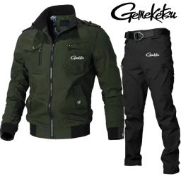 Jaqueta de pesca impermeável masculina, ternos de caminhada ao ar livre, casaco corta-vento, jaqueta de caça nova, outono 2022 - Image 2