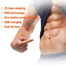 Estimulador muscular EMS elétrico, Fitness inteligente, treinamento abdominal, perda de peso adesivos, massageador sem fio do emagrecimento do corpo - Image 2