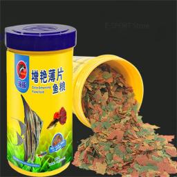 Comida para peixes ornamentais ao ar livre, floco de clareamento, alimento tropical, ração sem água lamacenta, alta qualidade, 40g, 5g, novo - Image 6