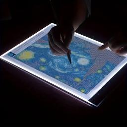 A4 LED Light Pad Desenho Cópia Board, DIY Kits de Pintura Diamante, USB Powered Light Pad, Brilho Ajustável, Art Supplies, 1Pc - Image 6