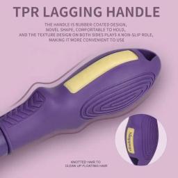 Double-Sided Undercoat Rake Comb para cão e gato, Pet Deshedding escova, Dematting Tool, Grooming e Dematting - Image 3