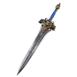 Warcraft Frostmourne Modelo de Arma, Llane Wrynn, Espada Cabeça de Leão, Toy Katana, Coleção de Ornamentos Metálicos, Presentes Meninos, 30cm - Image 6