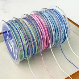 Fio de algodão 1.2mm segmento tingido corda de algodão sonhador espumante céu estrelado corda tecida novo estilo chinês fio de brinquedo cultural - Image 6