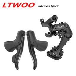 LTWOO GR7 1x10 Velocidade, Grupo de Estradas 10s, Shifter R/L + Derailleurs Traseiros, bicicletas de grava Cyclo-Cross - Image 1