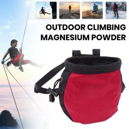 Saco de giz de escalada ajustável, Equipamento impermeável, Cintura antiderrapante, Saco de giz pendurado para escalada, Bouldering, Halterofilismo - Image 1