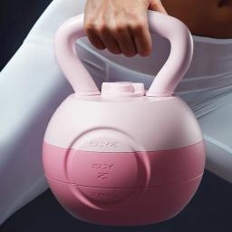 Kettlebell cheios de água pesos anti deslizamento aperto haltere pesos pesos ajustáveis pesos de mão para treinamento de força - Image 1