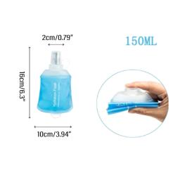 Garrafa água dobrável extensível, garrafa água flexível reutilizável para caminhadas, viagens, esportes ar - Image 6