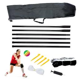 Rede profissional do voleibol com saco portátil do armazenamento, resistente, esportes Net, rede do badminton, cremalheira - Image 1