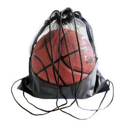 Portátil cordão basquete mochila saco de malha futebol vôlei bola sacos armazenamento esportes ao ar livre viajar ginásio yoga - Image 1