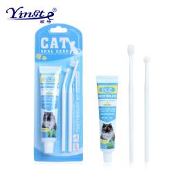Pet Escova e Creme Dental Set, Suprimentos De Limpeza Oral - Image 4