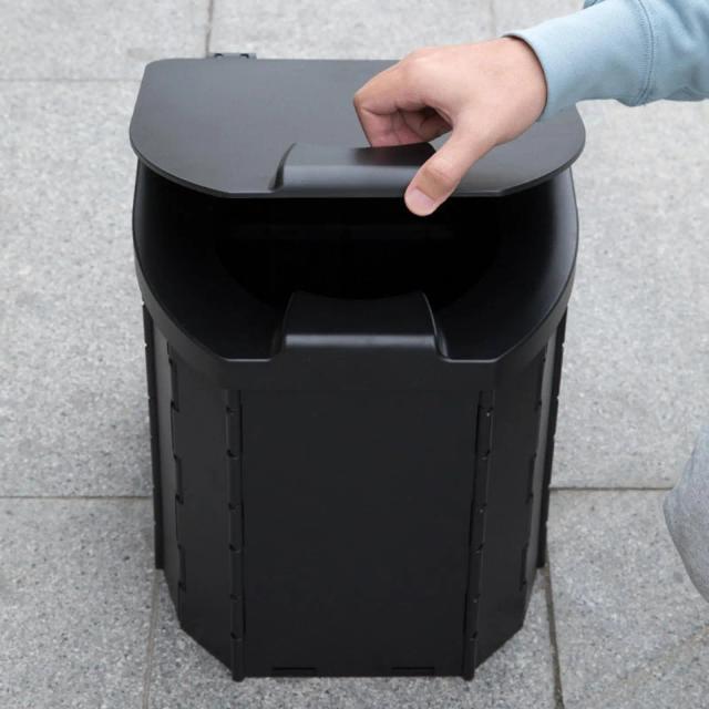 Vaso Sanitário Portátil Dobrável com Tampa para Adultos - Ideal para Acampamentos, Pesca, Caminhadas e Viagens ao Ar Livre